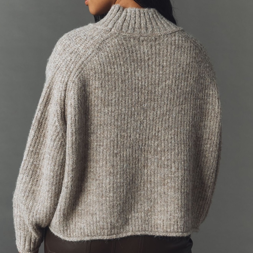 Anthropologie Pilcro Mock-Neck Chunky Jumper - Picture 4 of 6